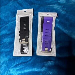 Black and Purple Watch Bands